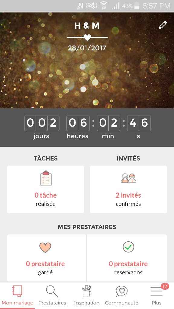 J-2; ça y est ; jeudi vendredi et mon mariage civil🤗 - 1