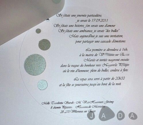 Faire part - 1