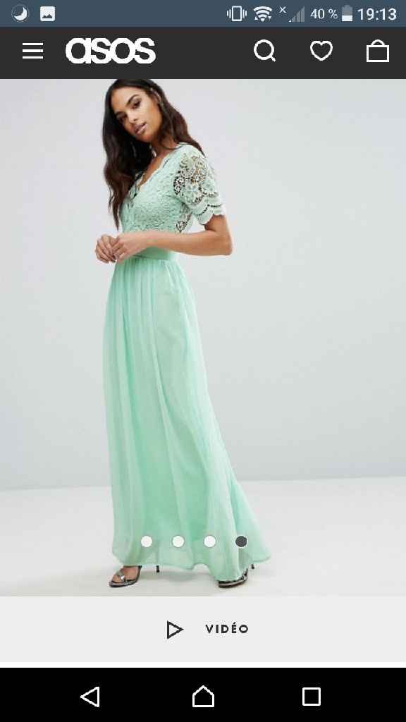 Robe demoiselle d'honneur - 1