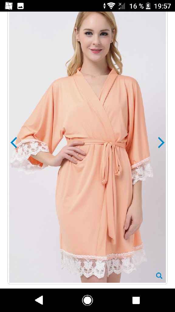 Avez vous déjà vu ce kimono de couleur pêche 🧐 - 1