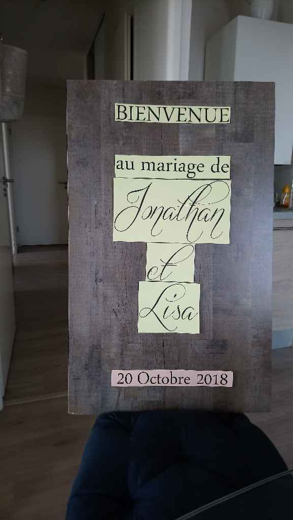 Vos panneaux de bienvenue diy ? - 1