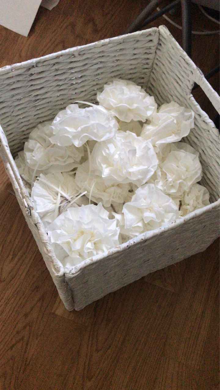 Avancée des déco pour mon mariage du 18 Août - 2