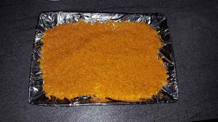 Essai de coloration de riz - 1