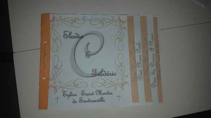 Maquette livret de messe - 1
