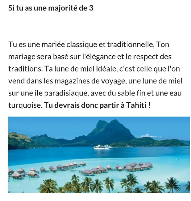Test : où devrais-je partir en lune de miel ! - 9