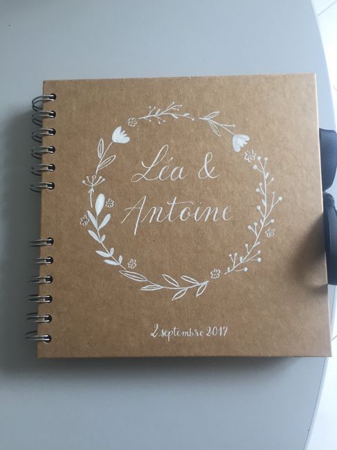 Livre d'or personnalisé calligraphiquestudio reçu 😁 - 1