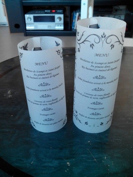 Les menus