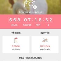 Ecrivez le nombre de jours qu'il reste avant votre mariage - 1