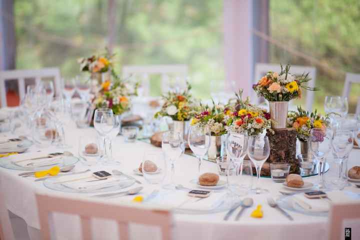 idée centre de table mariage rustique