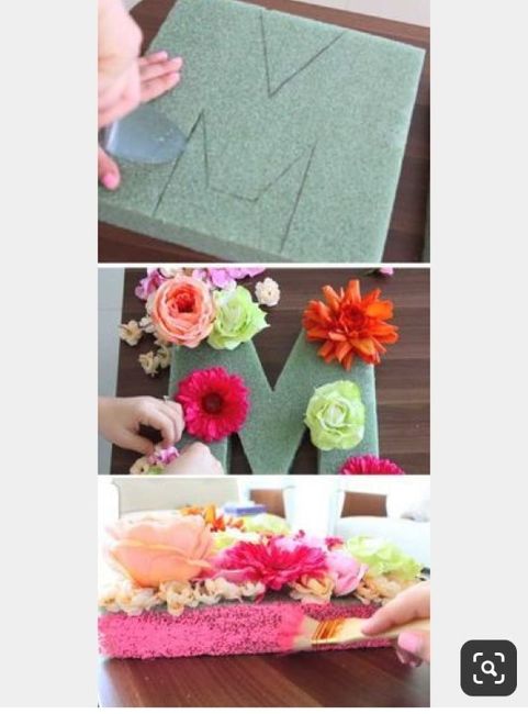 Floral Letter diy