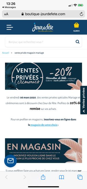 Ventes Privés jour de Fête 1