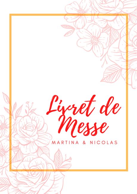 Design Livret de messe - 3