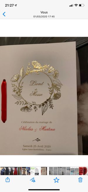 Besoin d'aide : la taille de votre livret de messe 2
