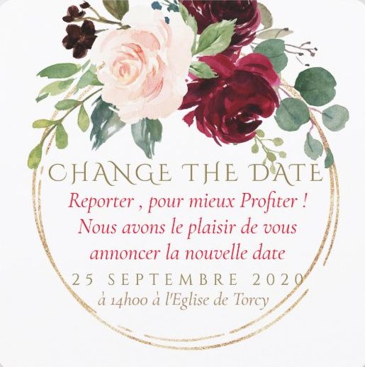 Idées Change the Date 2
