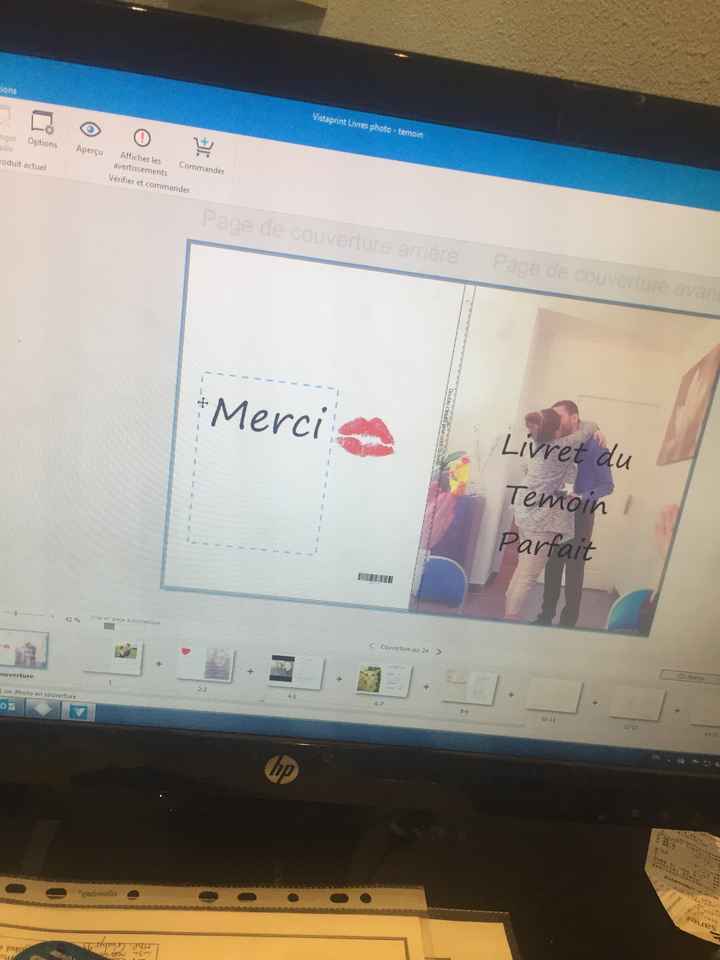 Début préparation Livre Témoin Parfait - 1