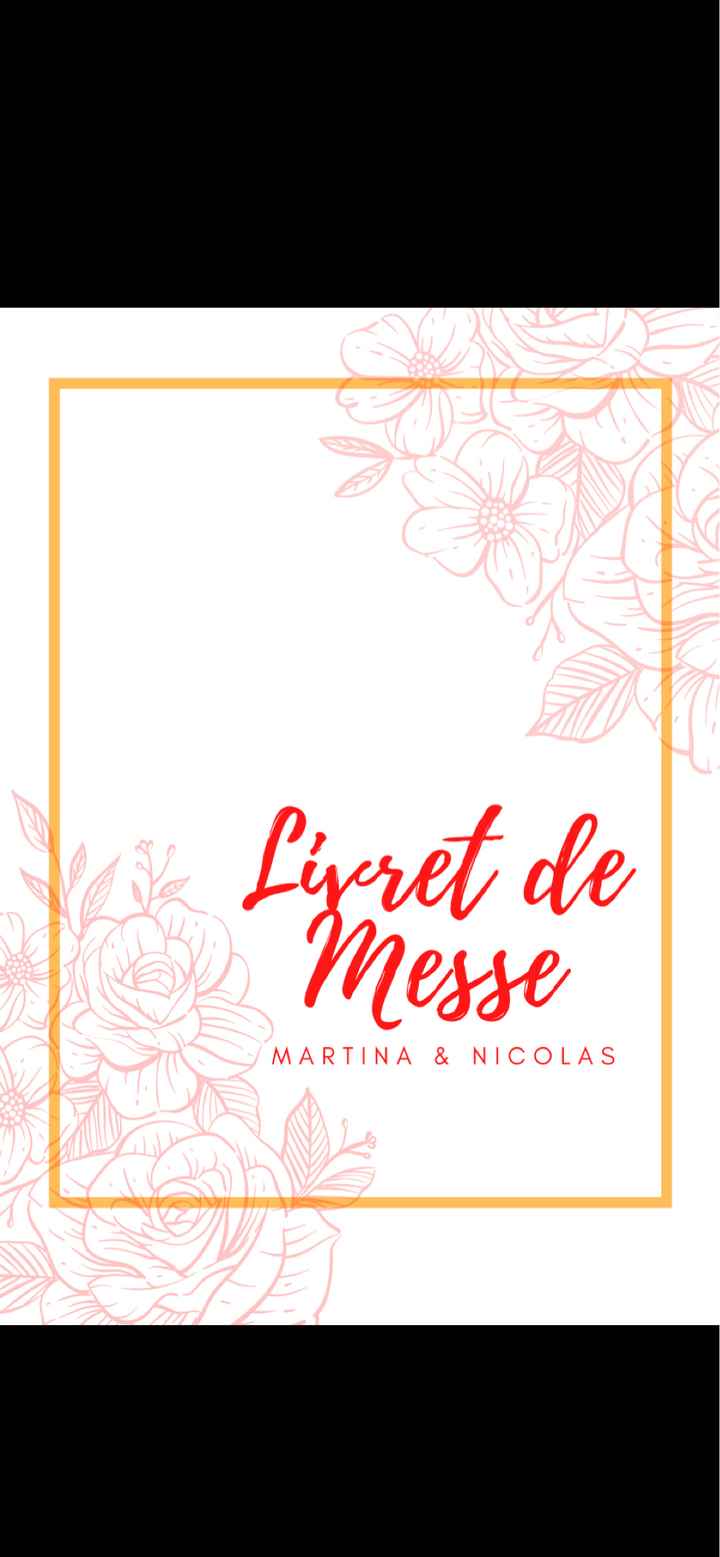 Design Livret de messe - 6