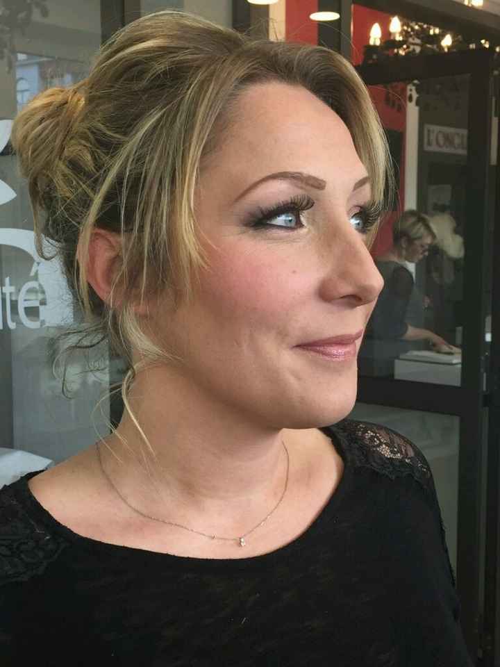 Essai maquillage et retouche robe... - 1