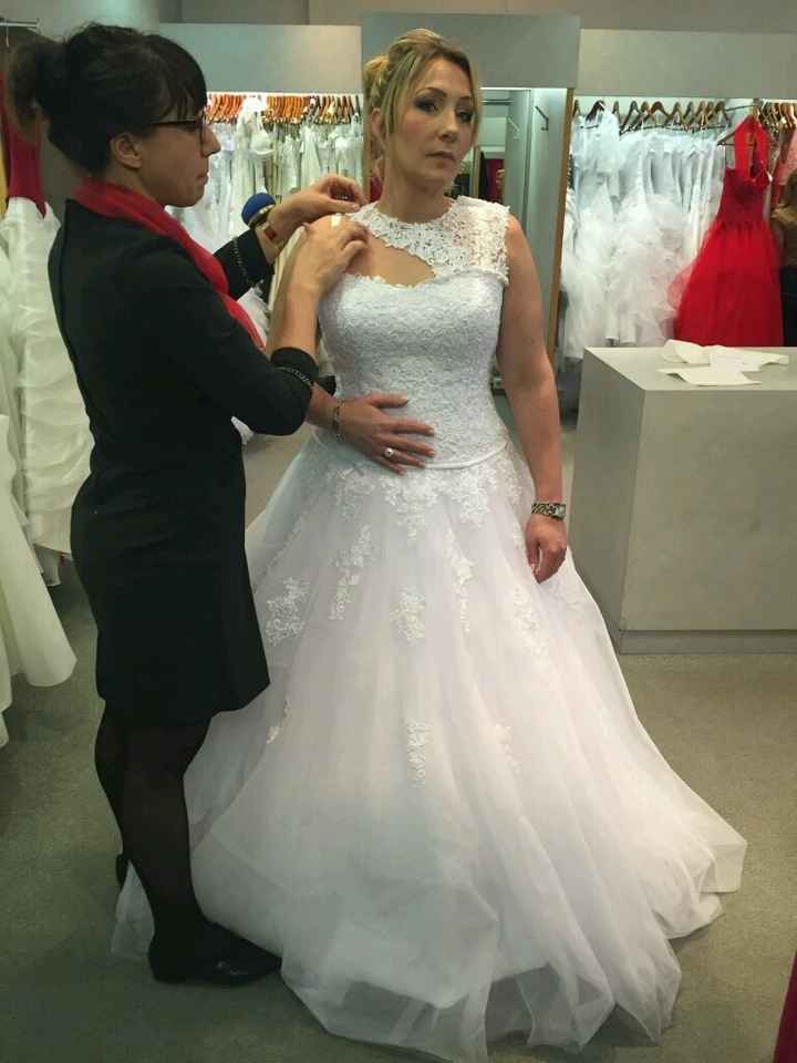 Essai maquillage et retouche robe... - 2