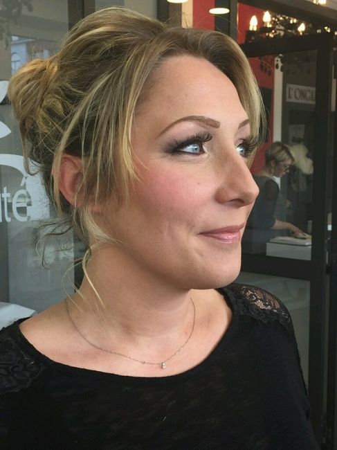 Essai maquillage et retouche robe... - 1