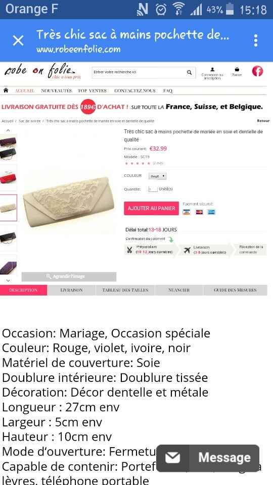 Pochette or not ? - 1