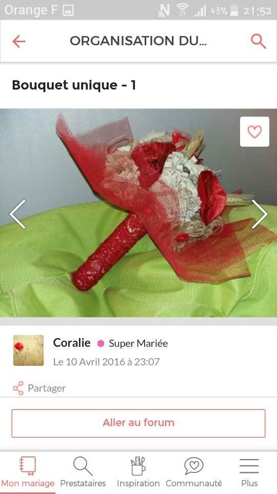 Fleurs naturelles ou artificielles pour le bouquet? - 1