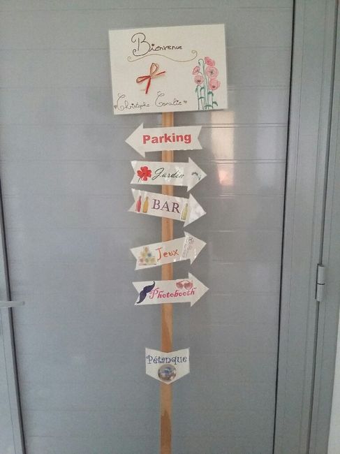 Panneau directionnel fini ! yes ! - 1