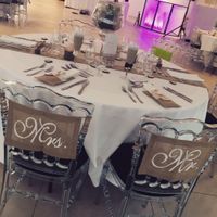  diy fanions dossiers de chaises des mariés - 1