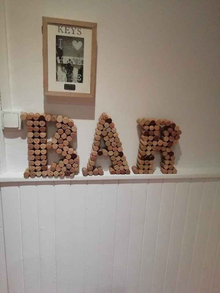 Déco champêtre avec des bouchons - 1