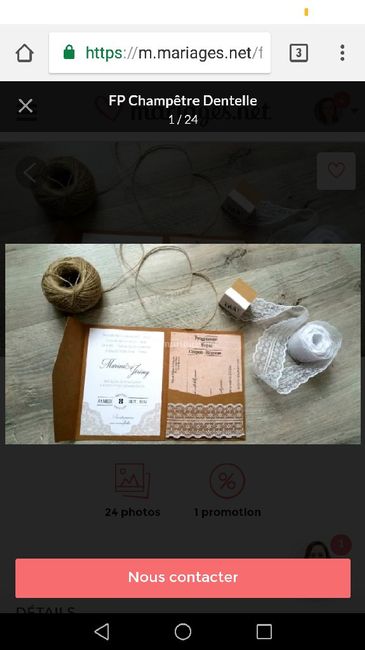 Faire parts fait Maison ou à commander? - 2