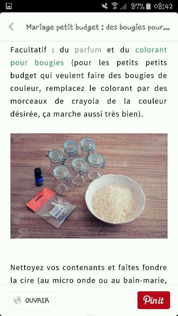 Faire ses propre bougies - 2