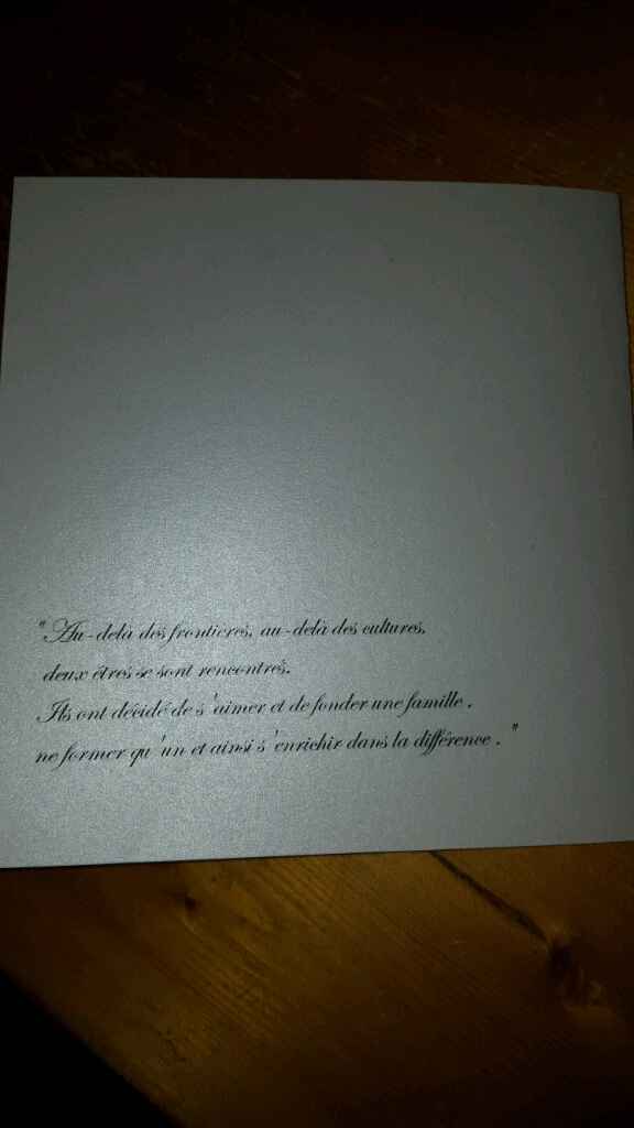 Comment sont vos faire parts ? - 3