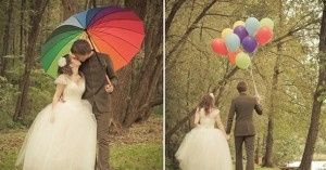 Mariage thème arc en ciel - 5