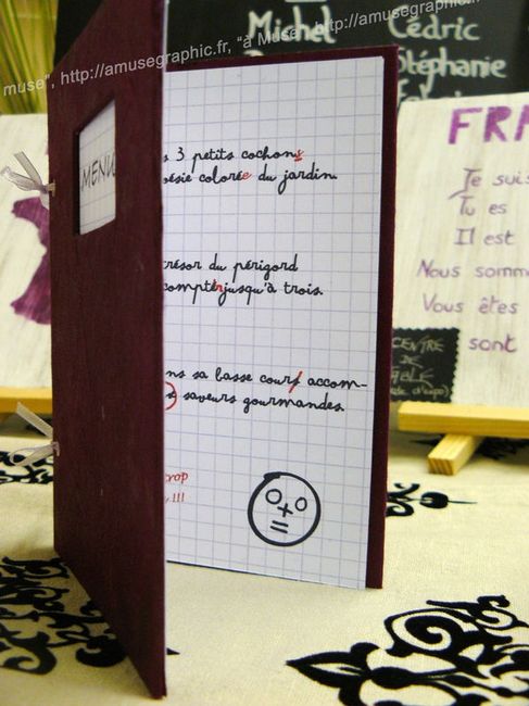 Mariage théme école - 5