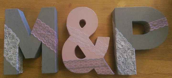 Mes lettres diy - 1