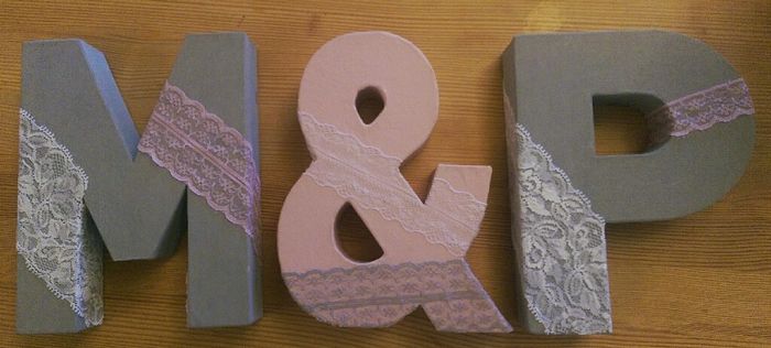 Mes lettres diy - 1
