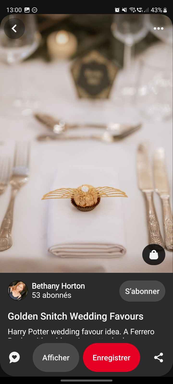 Décoration florale + Harry Potter - 2