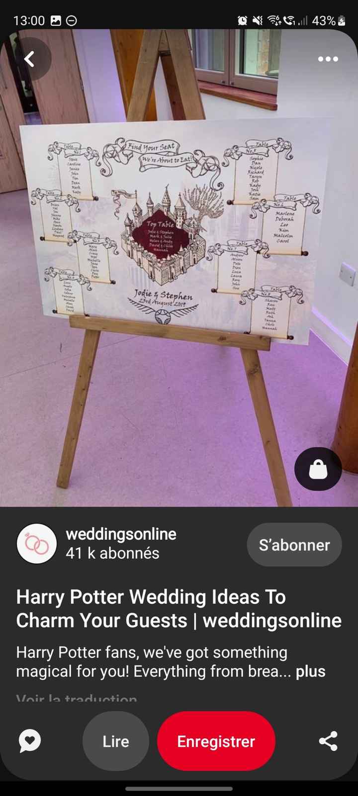 Décoration florale + Harry Potter - 5