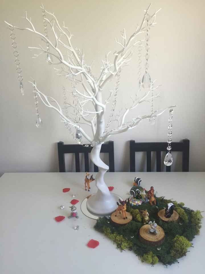 Essai centre de table bambi - table enfant - 1