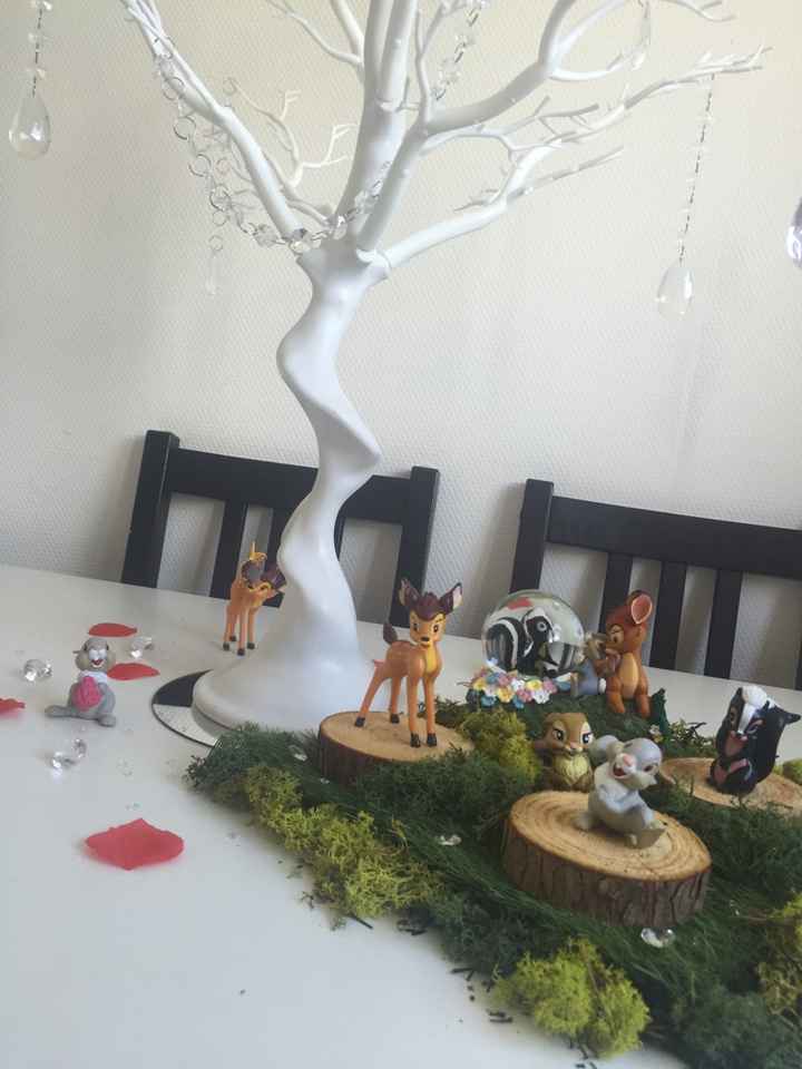Essai centre de table bambi - table enfant - 2