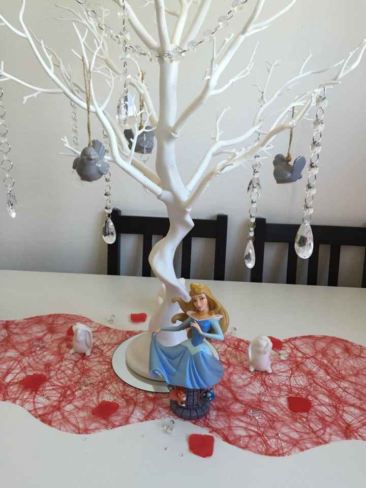 Essai centre de table belle au bois dormant (disney) - 2