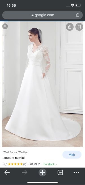 Hésitation retouches robe de mariée - 1