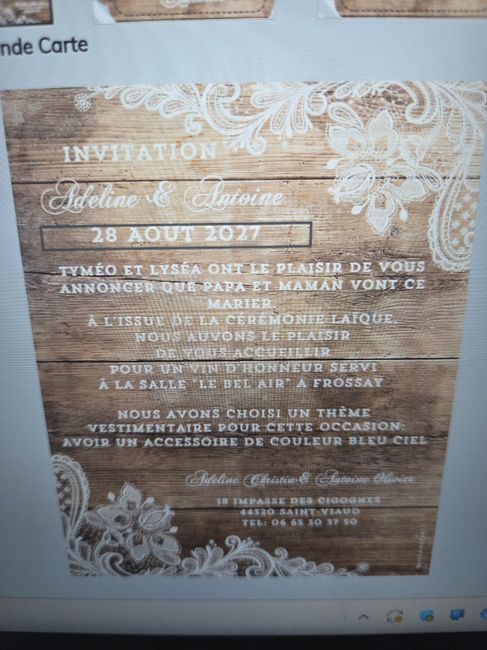 Phrase pour invité les gens au vin d'honneur et le bal 1