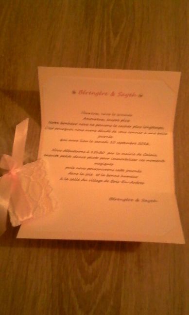 Faire-part fait maison - 3