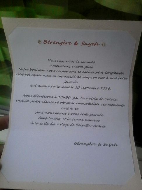 Faire-part fait maison - 3