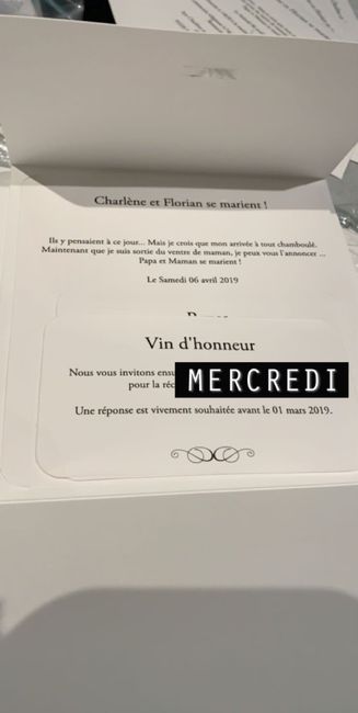 Faire part reçus ! 😍 - 2