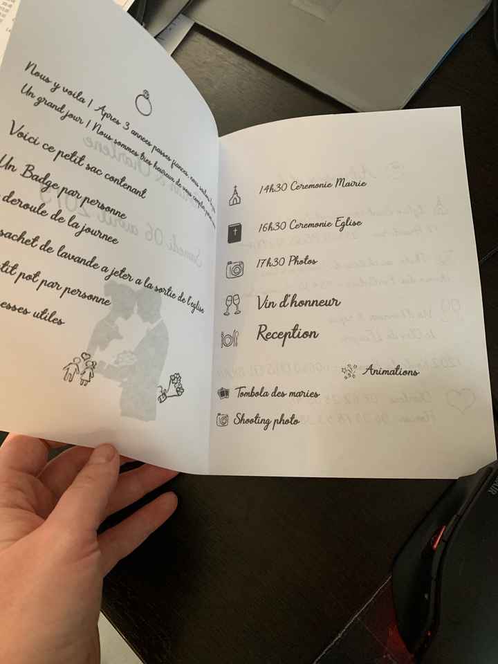 Livret pour le mariage - 2