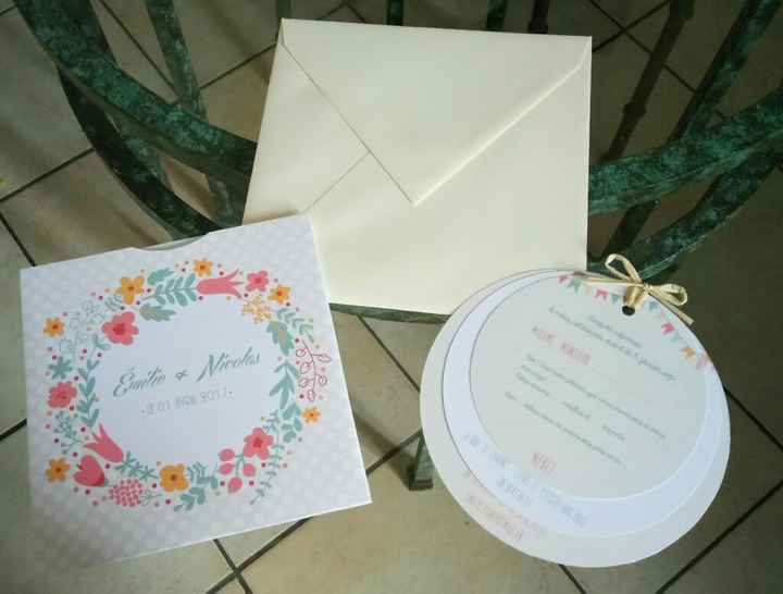 Enfin envoyé nos faire-part lol - 1