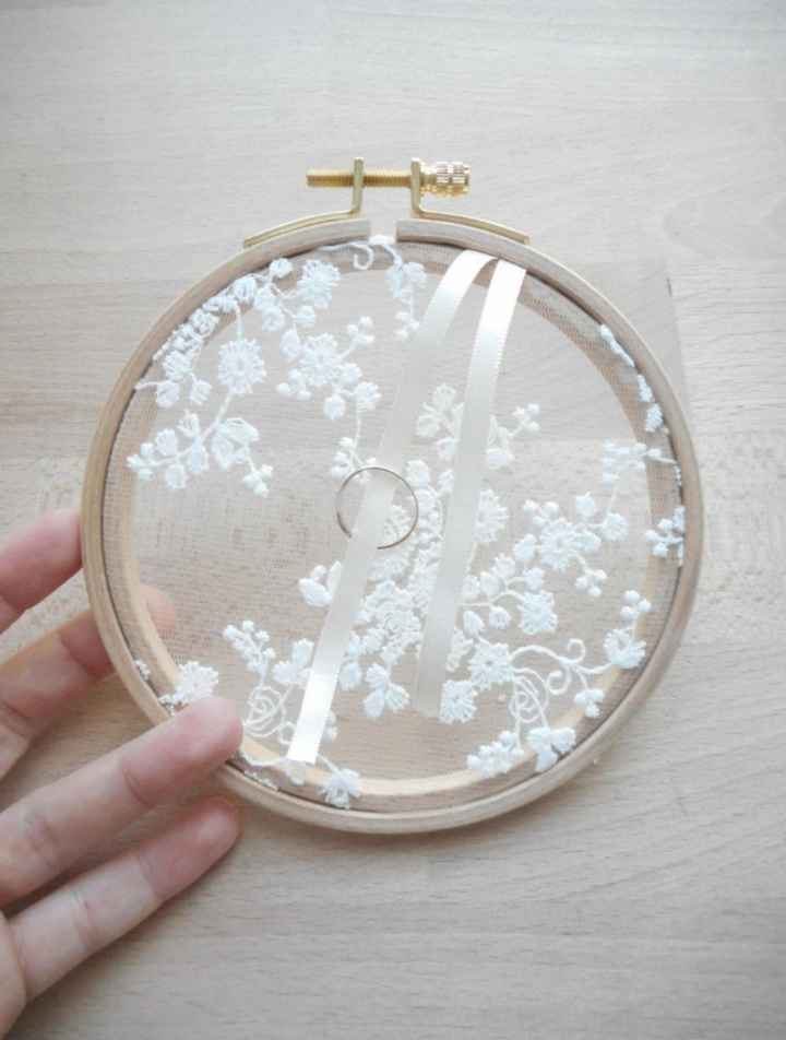 Notre porte alliances tambour en dentelle 😍💍 - 1