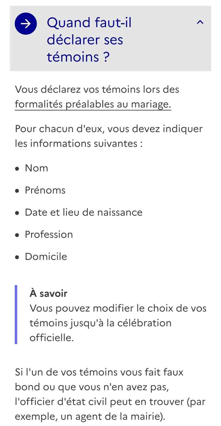 éLopement et problème de témoins - 1