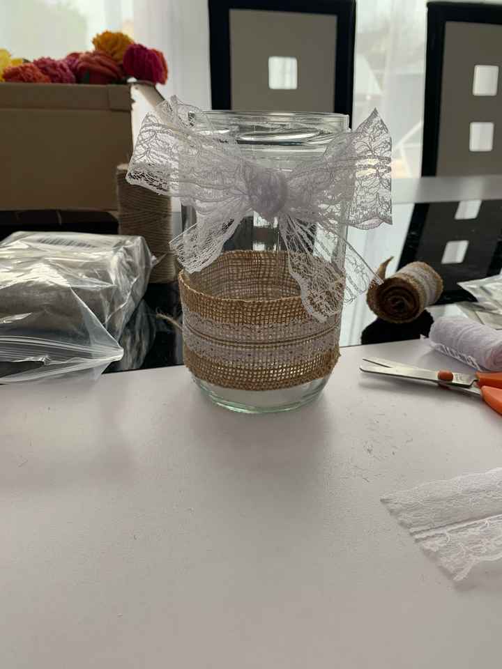 Essais pot centre de table - 1